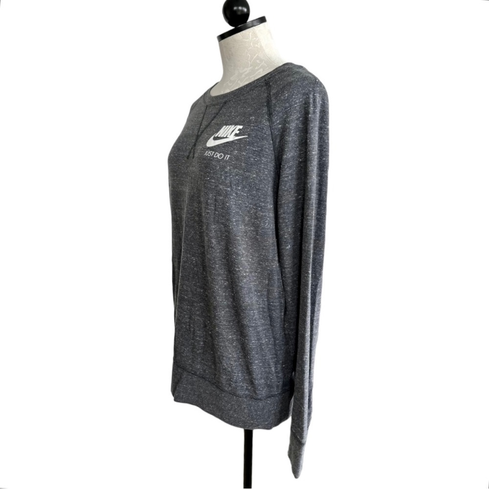 Nike Just Do It Grey Vintage Heathered Top Sweatshirt Style Size XL - Picture 8 of 16